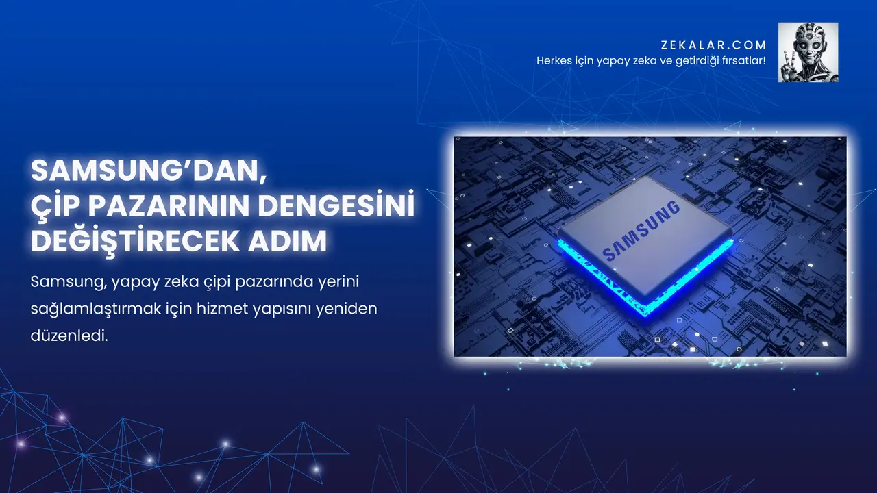 Samsung, yapay zeka çipi pazarında yerini sağlamlaştırmak için hizmet yapısını yeniden düzenledi.